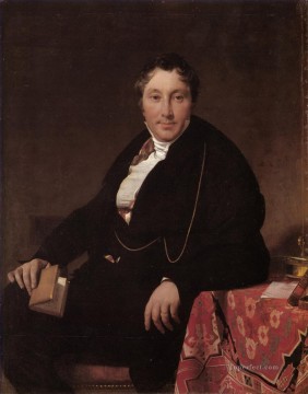  Auguste Canvas - Jacques Louis Leblanc Neoclassical Jean Auguste Dominique Ingres